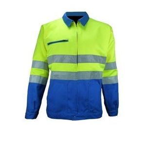 Blouson de travail haute visibilité PBV - 2309HV jaune et bleu
