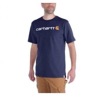 Tee-shirt CORE LOGO Carhartt marine