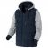 BODY WARMER GILET MIX&MATCH MANCHES CAPUCHE AMOVIBLES MARINE- MOLINEL