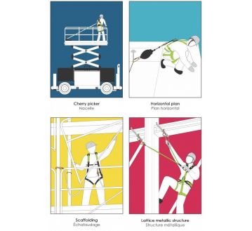 ANTICHUTE A RAPPEL AUTOMATIQUE A SANGLE 2 METRES FA2050202- KRATOS