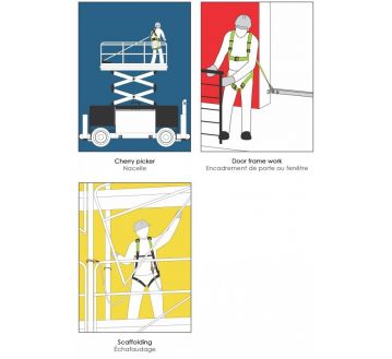 HARNAIS ANTICHUTE 2 POINTS FA1010500 - KRATOS