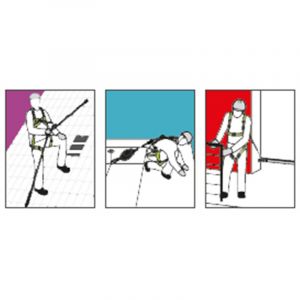 ANTICHUTE A RAPPEL AUTOMATIQUE A SANGLE 6 METRES FA2050406 - KRATOS 2