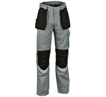 Pantalon de travail Cofra - BRICKLAYER gris clair