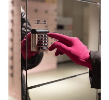 GANTS TACTILES FEMME NOIR ANTI-VIRUS ANTI-BACTERIES HBT810 - HOFLER