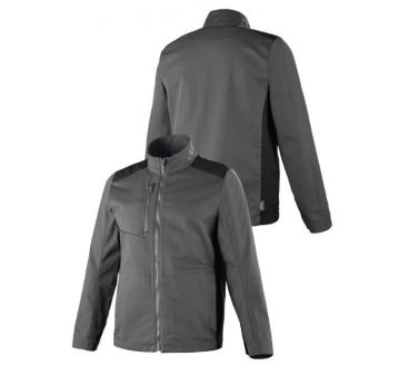Blouson de travail mixte éco-responsable LAFONT gamme SENS coloris gris/noir