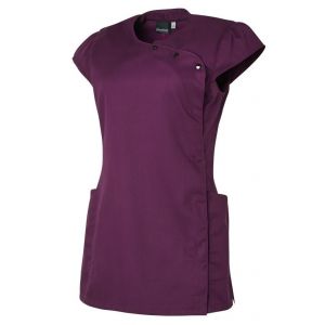 Tunique de travail sans manches pour femme Molinel - 27AMBRE aubergine