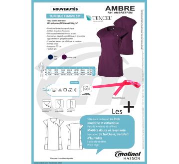 TUNIQUE FEMME AMBRE SANS MANCHE TENCEL - HASSON