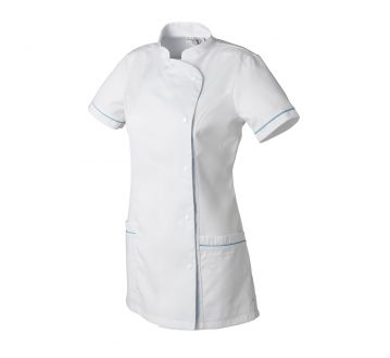 Tunique de travail pour femme à manches courtes Molinel - 27JULIE blanc