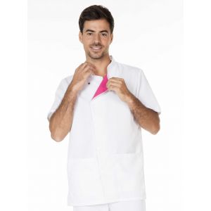 Tunique de travail pour homme à manches courtes Molinel - 27JULES blanc 2