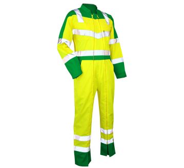 COMBINAISON HAUTE  VISIBILITE VIGILANCE DOUBLE ZIP - LMA