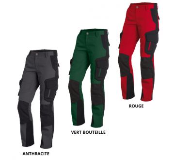 PANTALON DE TRAVAIL FEMME MULTIPOCHES ALMA - FHB