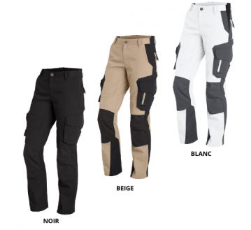 PANTALON DE TRAVAIL FEMME MULTIPOCHES ALMA - FHB