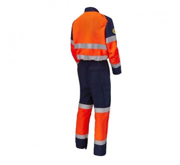 COMBINAISON 2 ZIP HAUTE VISIBILITE MULTIRISQUES ATEX SAFELINE MOLINEL