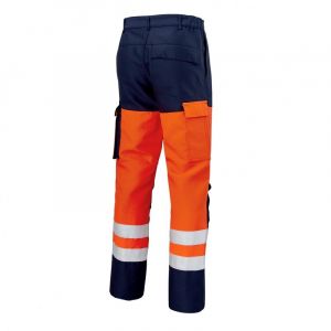 Pantalon haute visibilité multirisques ATEX Molinel - Hygrovet Safeline orange 2