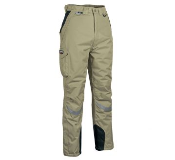 Pantalon de travail matelassé Cofra - FROZEN beige