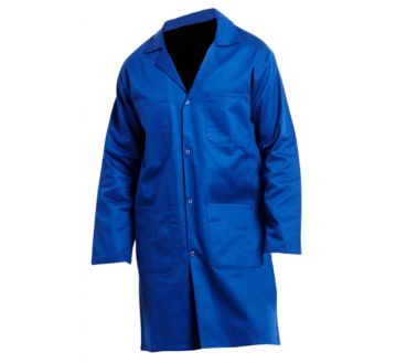 Blouse de travail polyester / coton bleu bugatti