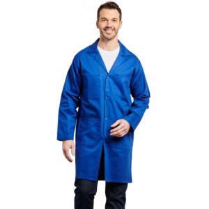 Blouse de travail polyester / coton bleu bugatti 2