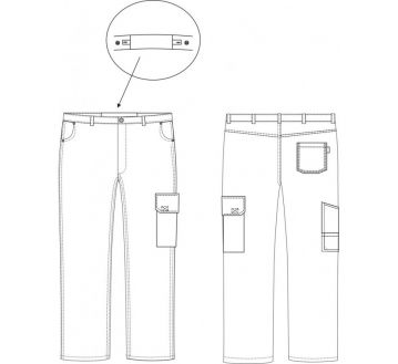 Jeans Typhon bleu by PBV