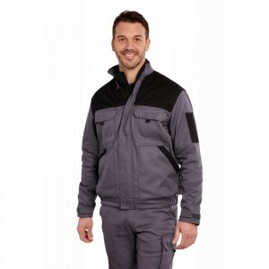Blouson de travail TYPHON gris / Noir by PBV 2