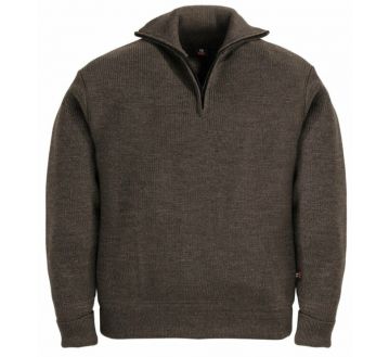 Pull en laine FHB HINNERK marron