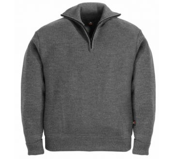 Pull en laine FHB HINNERK gris clair