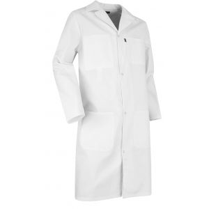 BLOUSE DE TRAVAIL PALETTE COTON BLANC A PRESSIONS - LMA