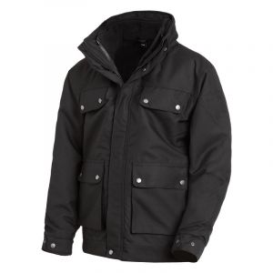 Veste de travail en doublure polaire FHB MATTHIAS noir