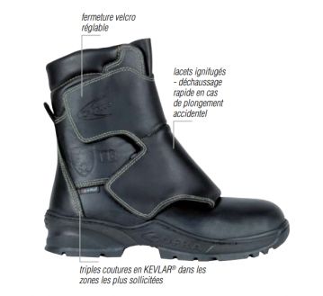 CHAUSSURES DE SECURITE FUSION S3 HI HRO FE/AL HI1 - COFRA