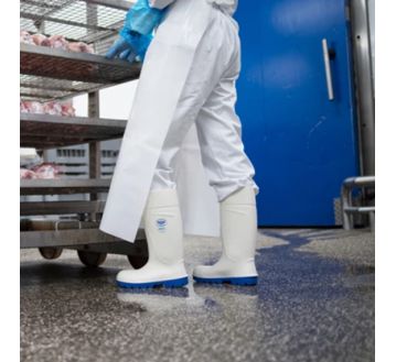 BOTTE DE SECURITE STEPLITE EASYGRIP S4 BLANCHE - BEKINA